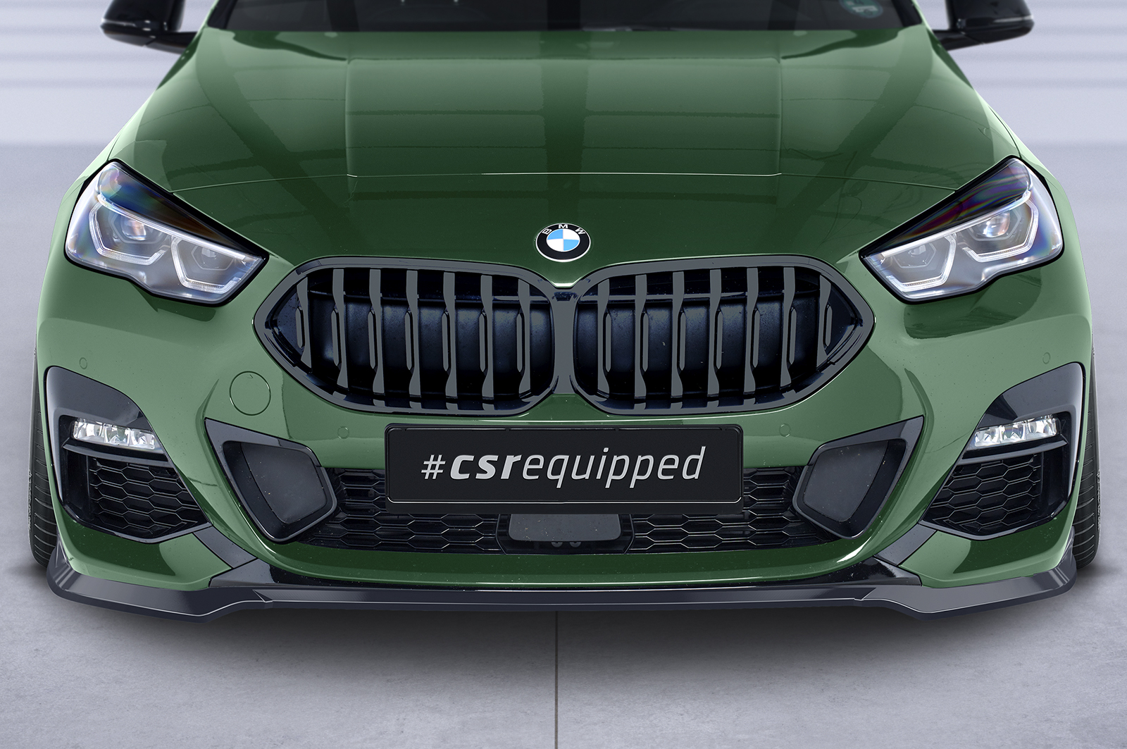 Lame de parechoc avant pour BMW Série 2 (F44) Gran coupé (M-Sport et M2) (depuis 2020) - Fabriqué en ABS (6 finitions au choix)