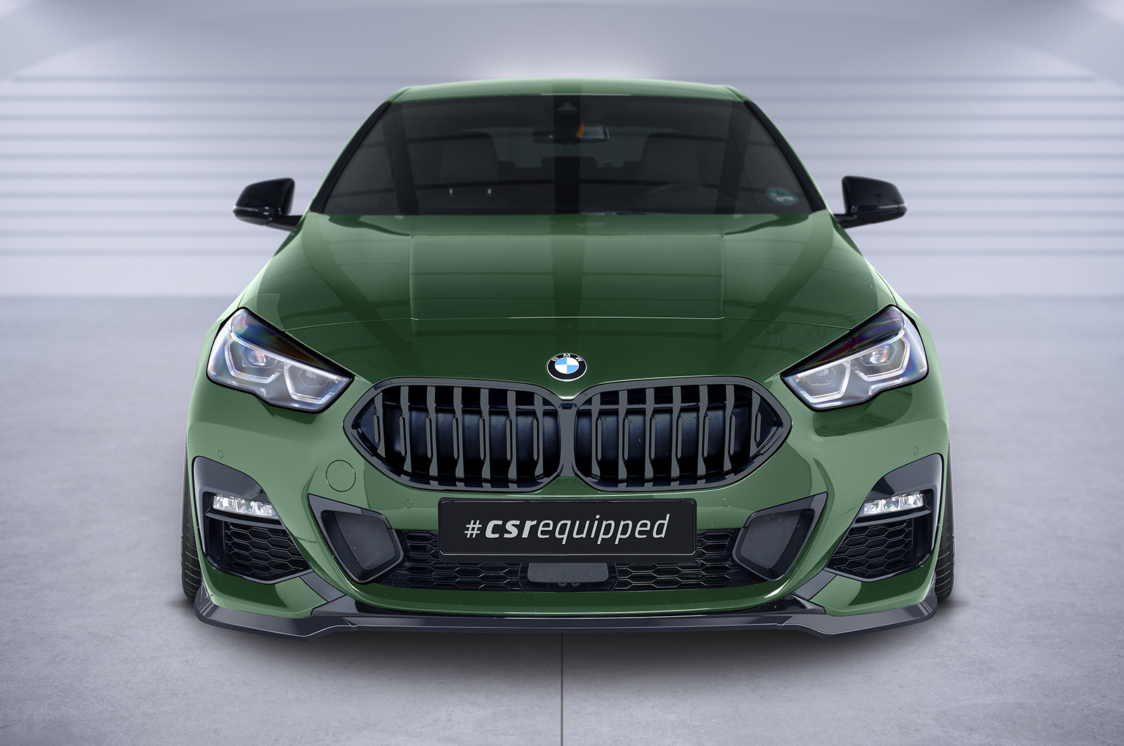 Lame de parechoc avant pour BMW Série 2 (F44) Gran coupé (M-Sport et M2) (depuis 2020) - Fabriqué en ABS (6 finitions au choix)