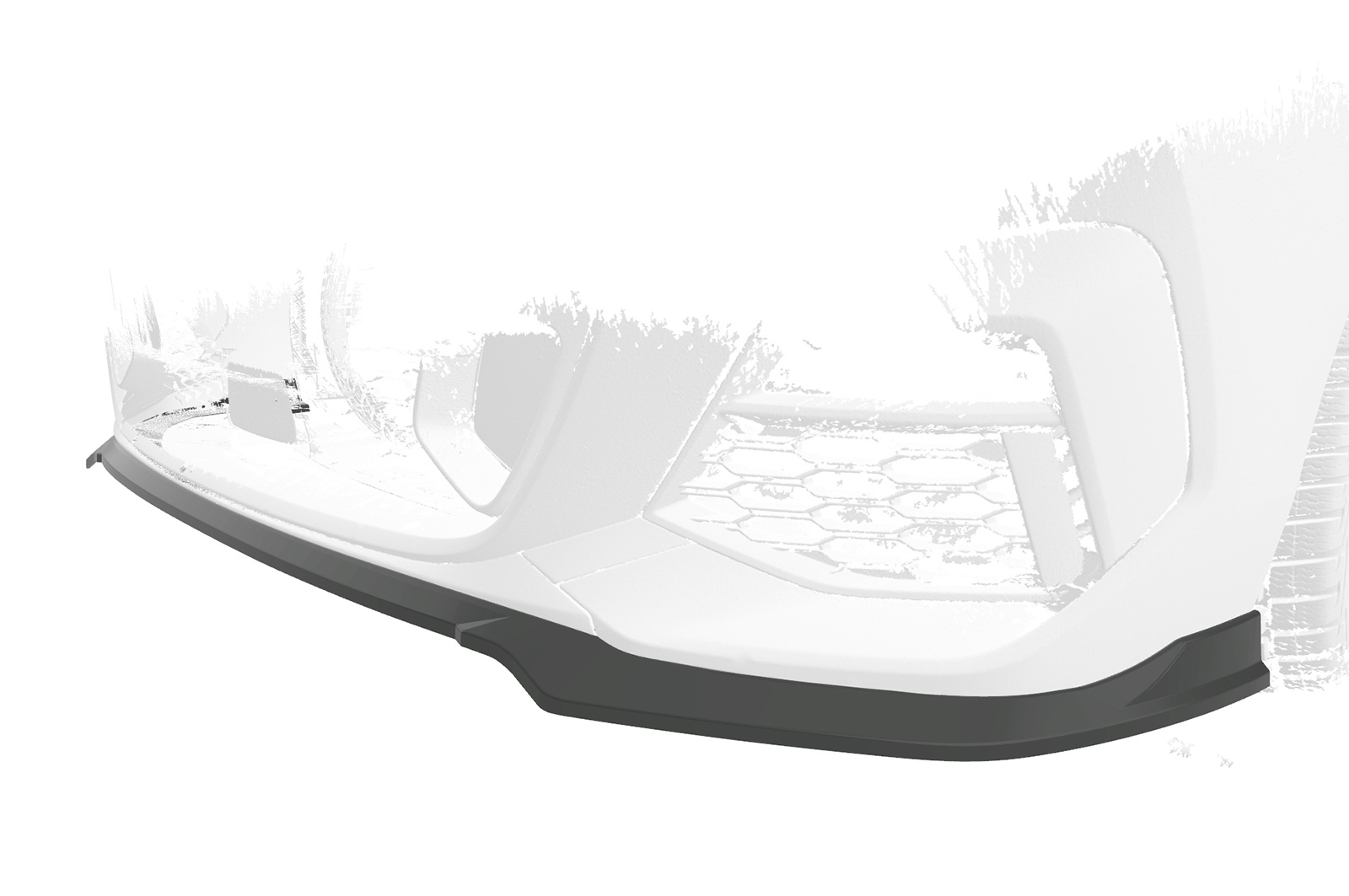 Lame de parechoc avant pour BMW Série 2 (F44) Gran coupé (M-Sport et M2) (depuis 2020) - Fabriqué en ABS (6 finitions au choix)