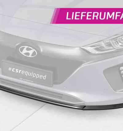 Lame de parechoc avant pour Hyundai Ioniq toutes carrosseries (facelift) (depuis 2019) - Fabriqué en ABS (6 finitions au choix)