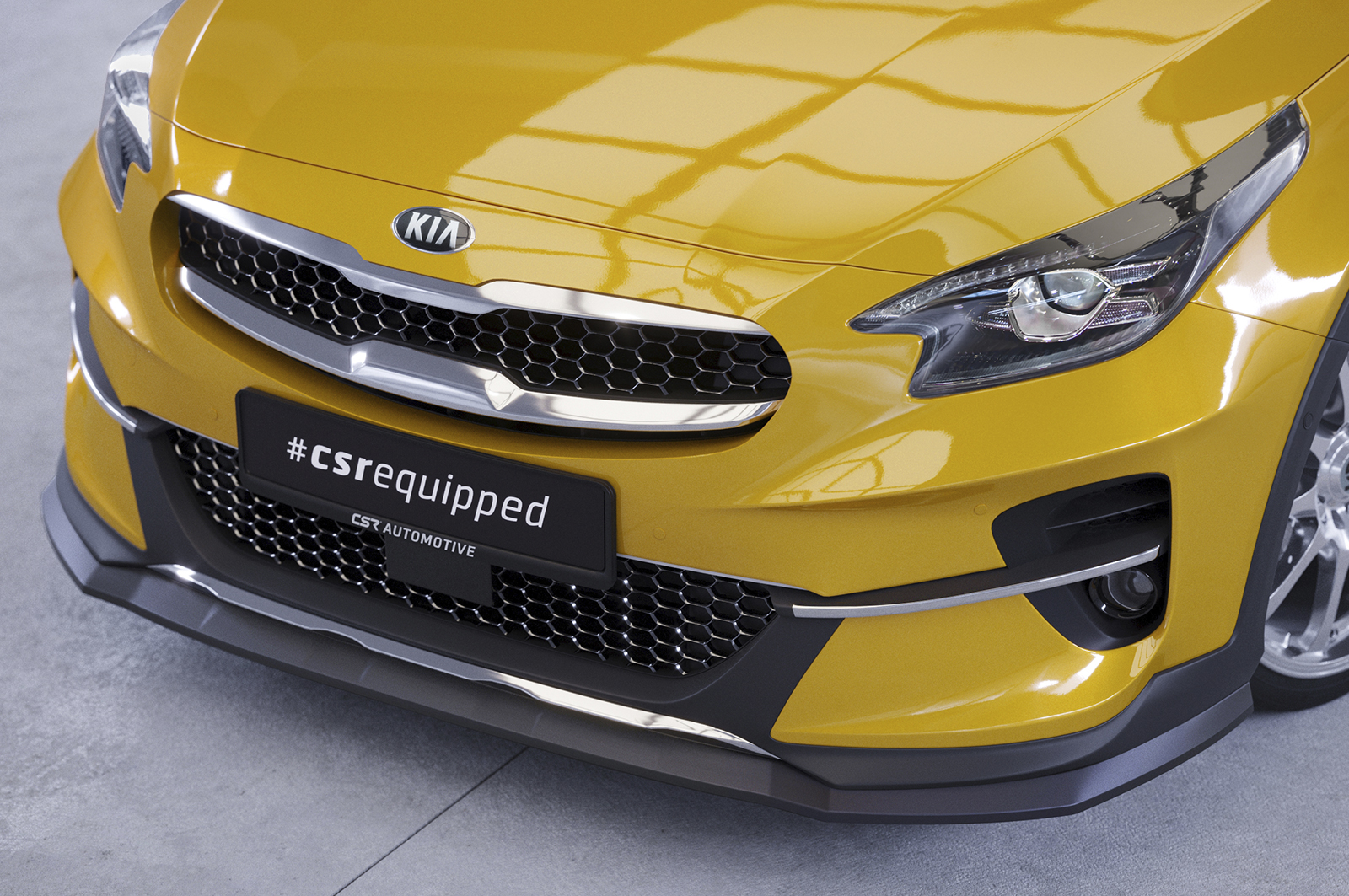 Lame de parechoc avant pour Kia XCeed toutes carrosseries (depuis 2019) - Fabriqué en ABS (6 finitions au choix)