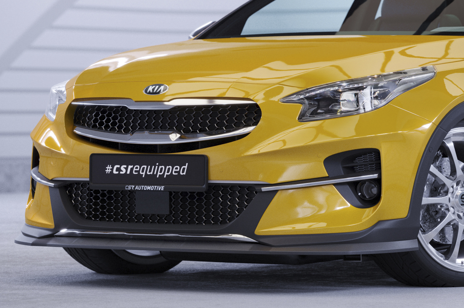 Lame de parechoc avant pour Kia XCeed toutes carrosseries (depuis 2019) - Fabriqué en ABS (6 finitions au choix)