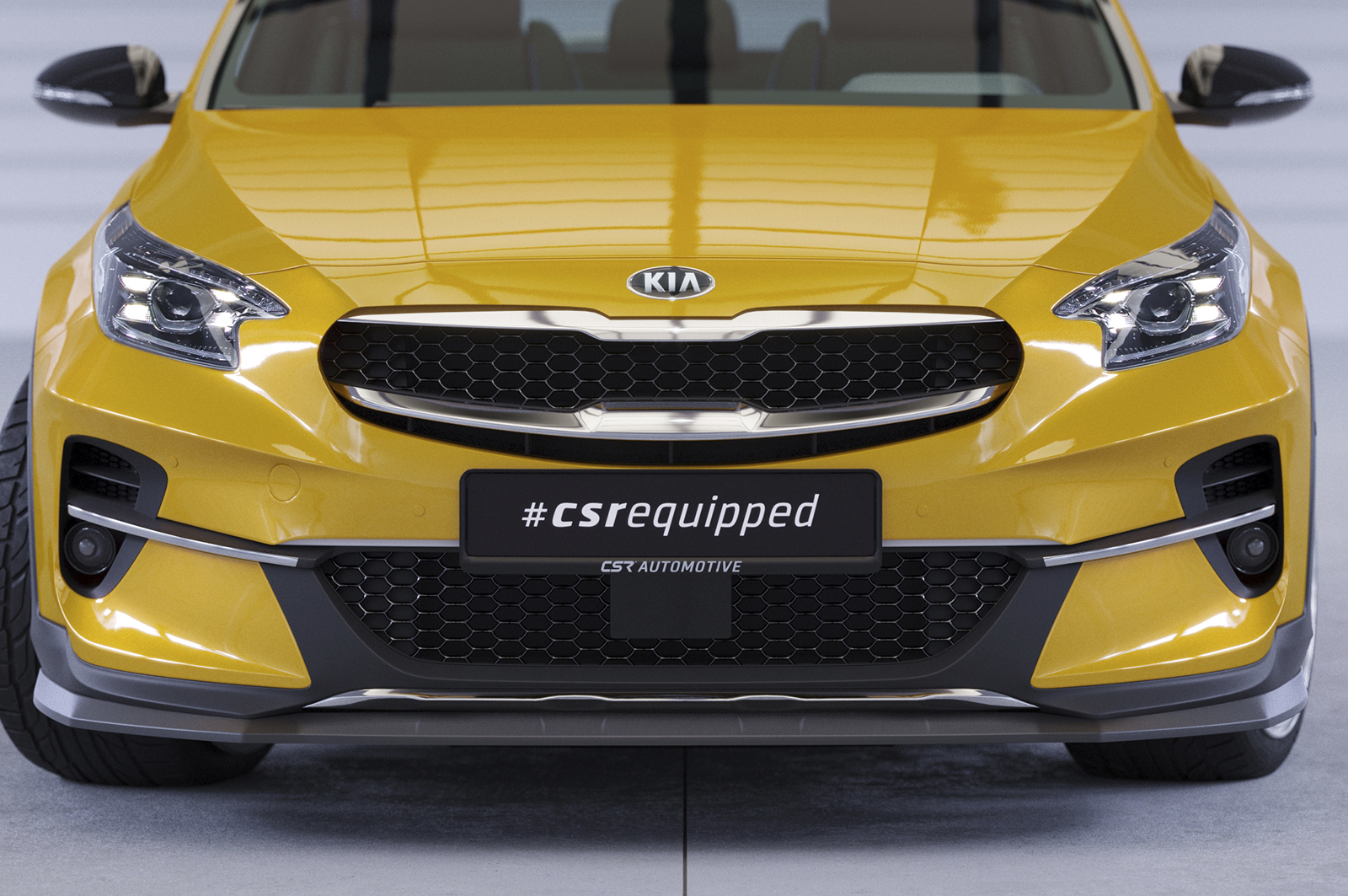 Lame de parechoc avant pour Kia XCeed toutes carrosseries (depuis 2019) - Fabriqué en ABS (6 finitions au choix)