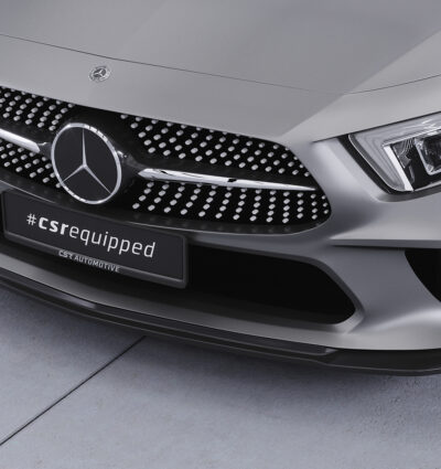 Lame de parechoc avant pour Mercedes-Benz CLS (C257) toutes carrosseries (depuis 2018) - Fabriqué en ABS (6 finitions au choix)