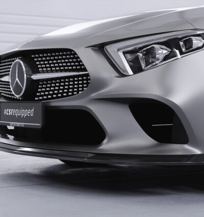 Lame de parechoc avant pour Mercedes-Benz CLS (C257) toutes carrosseries (depuis 2018) - Fabriqué en ABS (6 finitions au choix)
