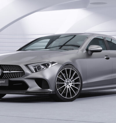 Lame de parechoc avant pour Mercedes-Benz CLS (C257) toutes carrosseries (depuis 2018) - Fabriqué en ABS (6 finitions au choix)