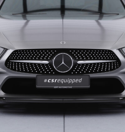 Lame de parechoc avant pour Mercedes-Benz CLS (C257) toutes carrosseries (depuis 2018) - Fabriqué en ABS (6 finitions au choix)