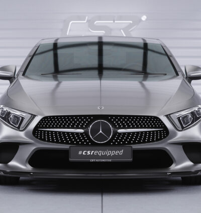 Lame de parechoc avant pour Mercedes-Benz CLS (C257) toutes carrosseries (depuis 2018) - Fabriqué en ABS (6 finitions au choix)