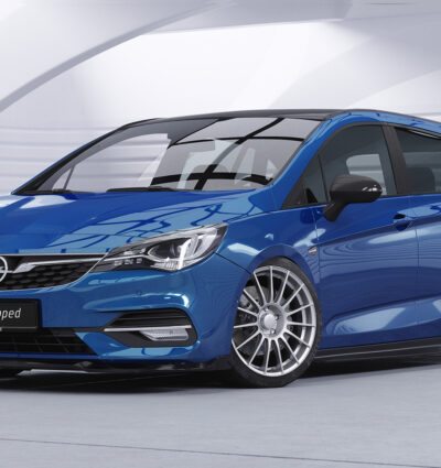 Lame de parechoc avant pour Opel Astra K hatchback / Sports Tourer (facelift) (2019-2021) - Fabriqué en ABS (6 finitions au choix)