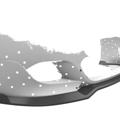 Lame de parechoc avant pour BMW Série 5 E60 / E61 avec Pack M (06/2003-05/2010) - Fabriqué en ABS (6 finitions au choix)