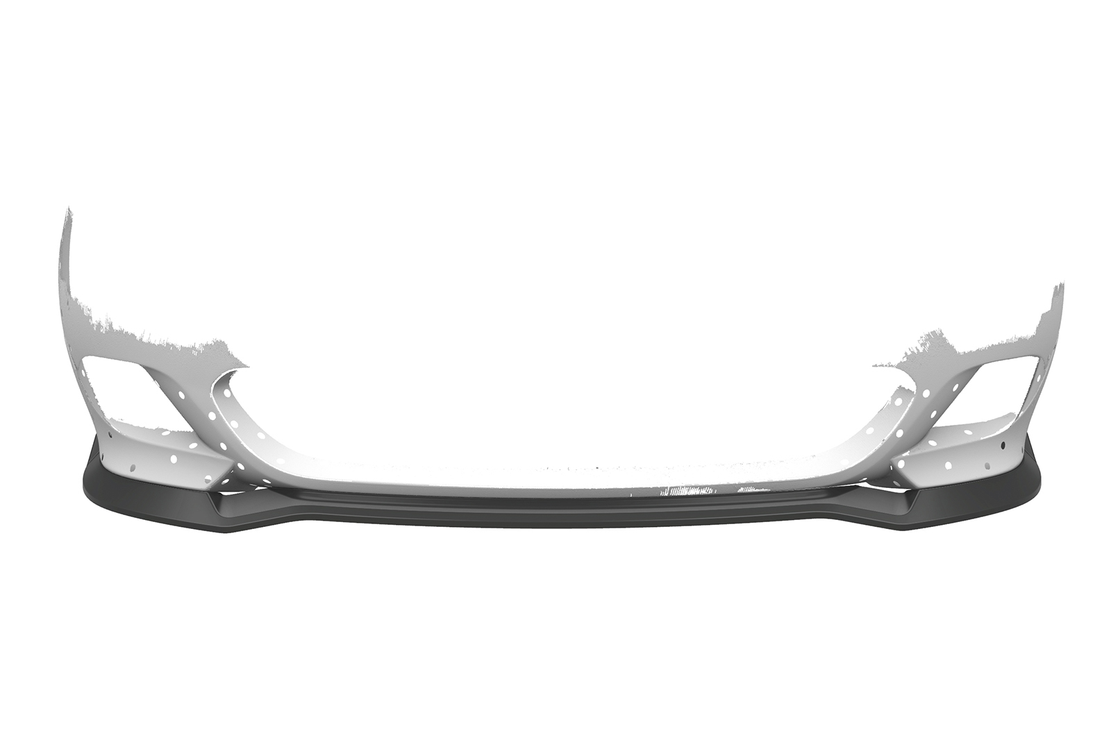 Lame de parechoc avant pour BMW Série 5 E60 / E61 avec Pack M (06/2003-05/2010) - Fabriqué en ABS (6 finitions au choix)