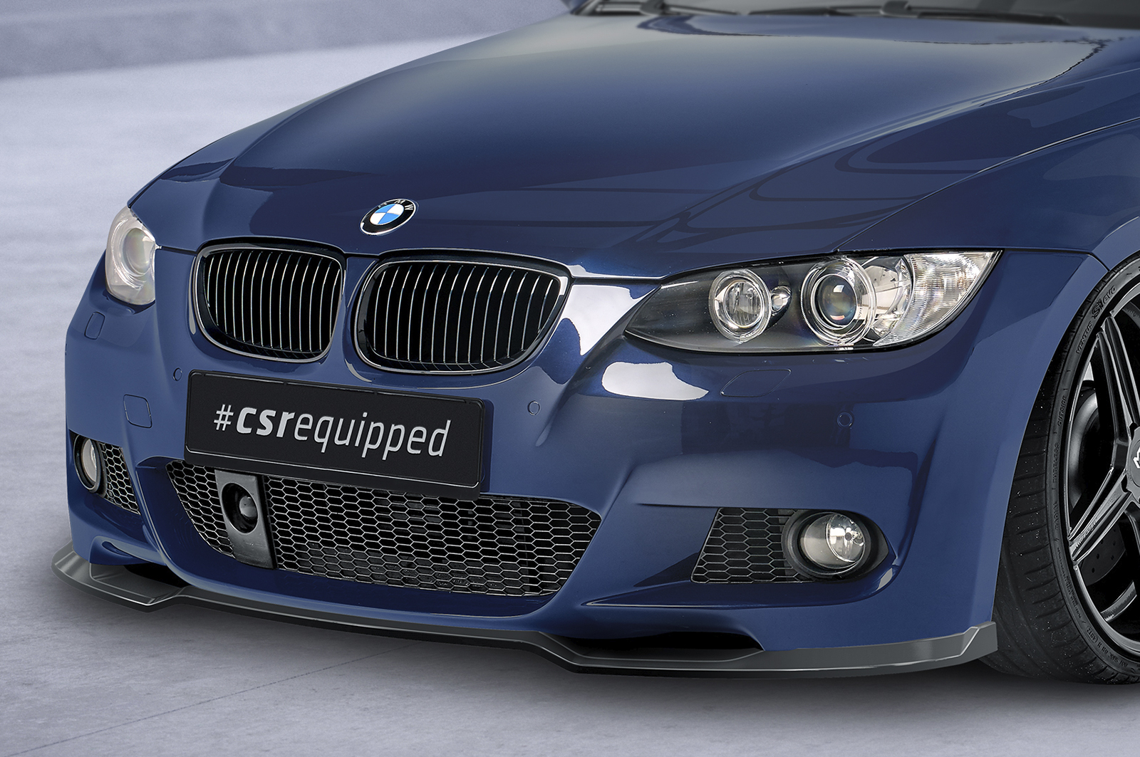 Lame de parechoc avant pour BMW Série 3 E92 / E93 Pack M (préfacelift) (06/2006-03/2010) - Fabriqué en ABS (6 finitions au choix)