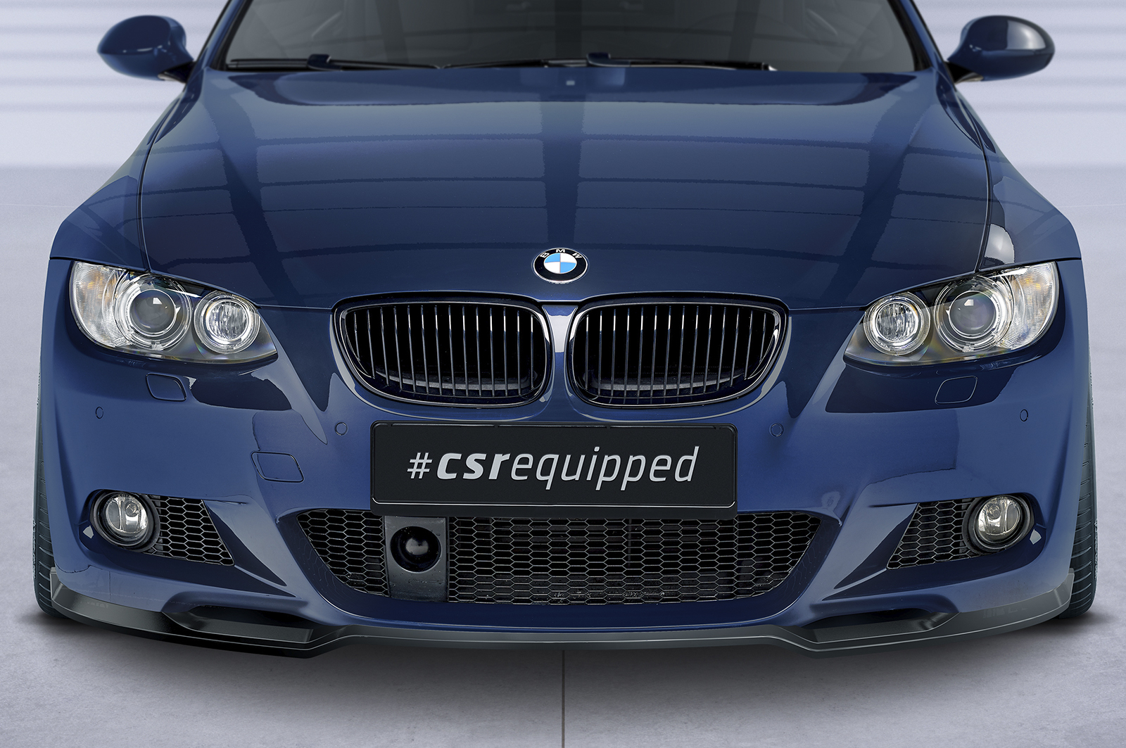 Lame de parechoc avant pour BMW Série 3 E92 / E93 Pack M (préfacelift) (06/2006-03/2010) - Fabriqué en ABS (6 finitions au choix)