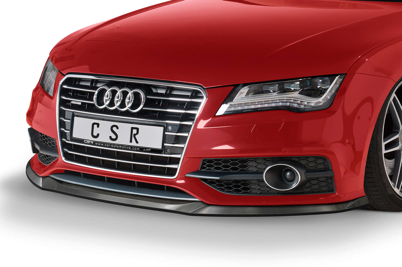 Lame de parechoc avant pour Audi S7 C7 (Typ 4G) toutes carrosseries (préfacelift) (2012-2014) - Fabriqué en ABS (6 finitions au choix)