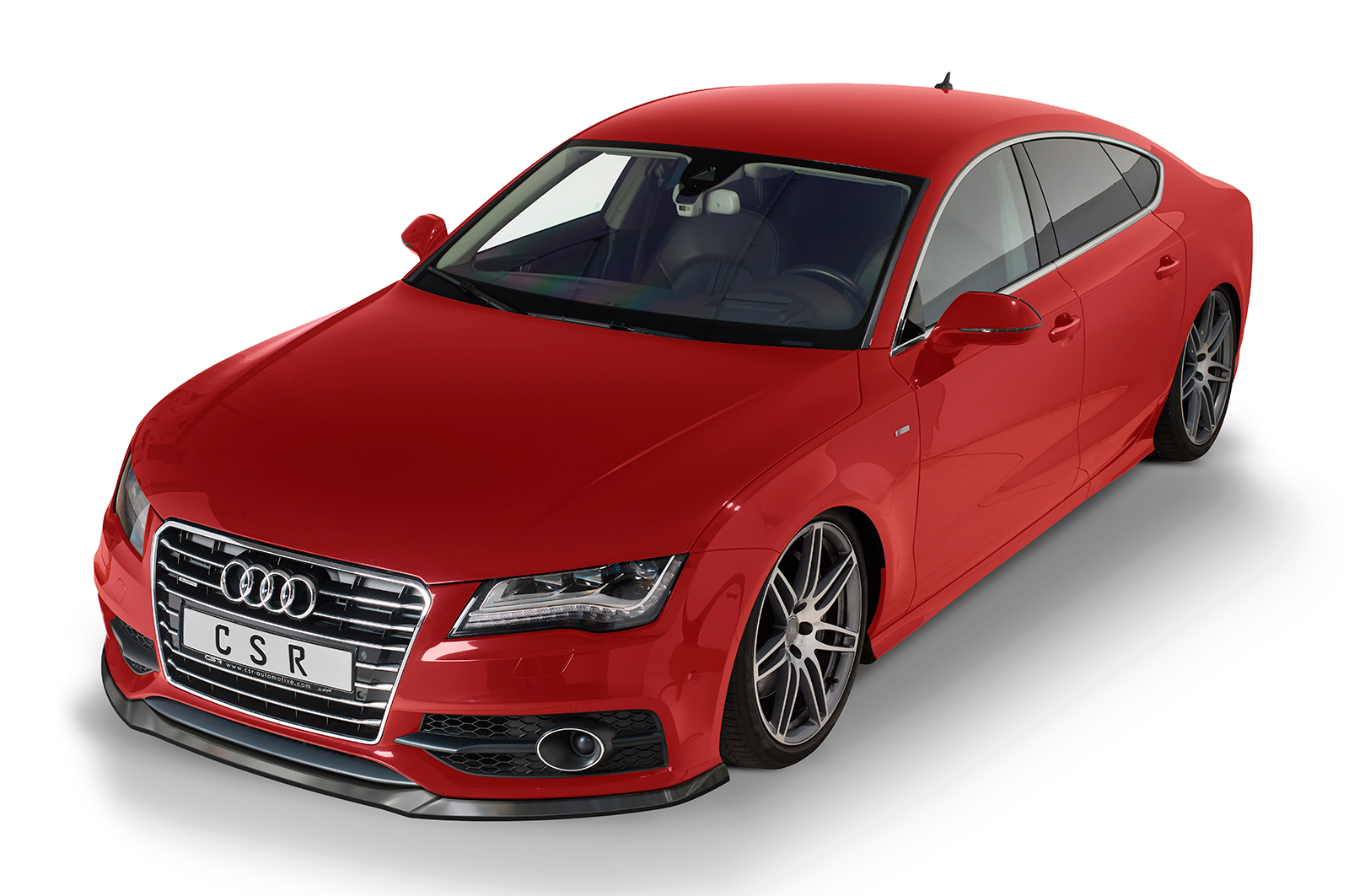 Lame de parechoc avant pour Audi S7 C7 (Typ 4G) toutes carrosseries (préfacelift) (2012-2014) - Fabriqué en ABS (6 finitions au choix)