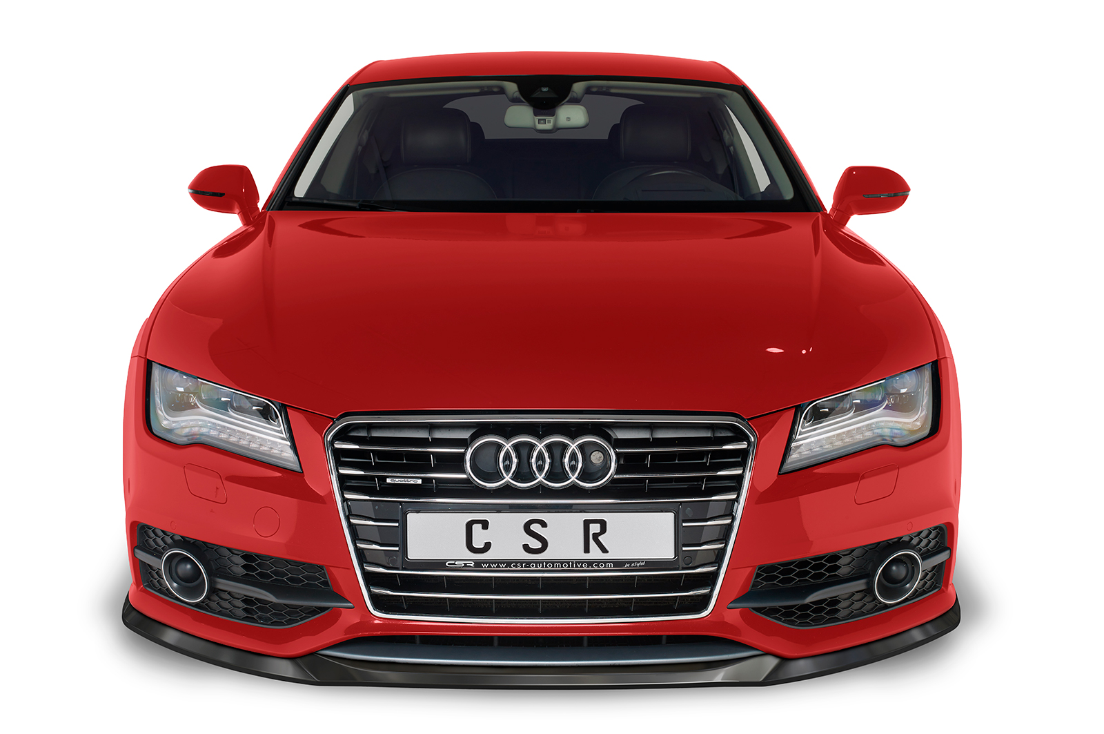 Lame de parechoc avant pour Audi S7 C7 (Typ 4G) toutes carrosseries (préfacelift) (2012-2014) - Fabriqué en ABS (6 finitions au choix)