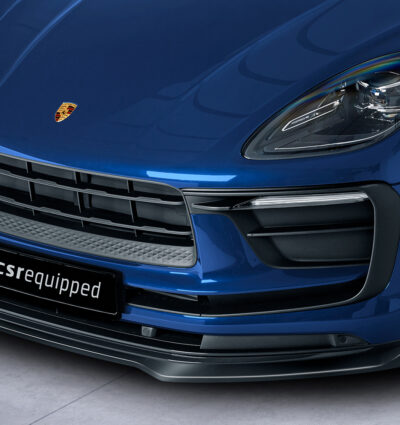 Lame de parechoc avant pour Porsche Macan toutes carrosseries (facelift 2021) (depuis 2021) - Fabriqué en ABS (6 finitions au choix)
