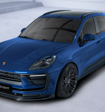 Lame de parechoc avant pour Porsche Macan toutes carrosseries (facelift 2021) (depuis 2021) - Fabriqué en ABS (6 finitions au choix)