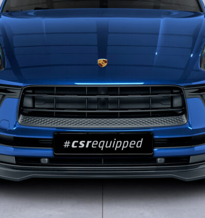 Lame de parechoc avant pour Porsche Macan toutes carrosseries (facelift 2021) (depuis 2021) - Fabriqué en ABS (6 finitions au choix)