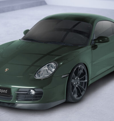 Lame de parechoc avant pour Porsche 987c Cayman toutes carrosseries (préfacelift) (2005-2009) - Fabriqué en ABS (6 finitions au choix)