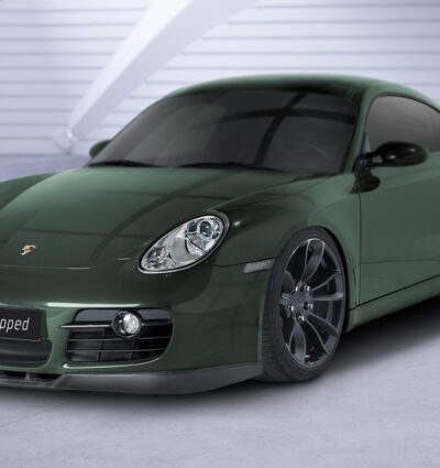 Lame de parechoc avant pour Porsche 987c Cayman toutes carrosseries (préfacelift) (2005-2009) - Fabriqué en ABS (6 finitions au choix)