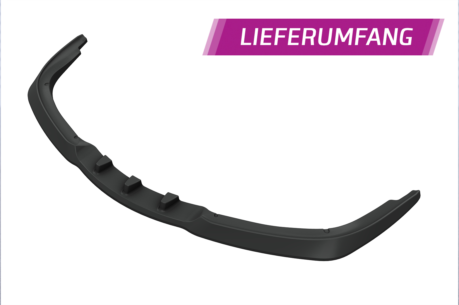 Lame de parechoc avant pour Porsche 987c Cayman toutes carrosseries (préfacelift) (2005-2009) - Fabriqué en ABS (6 finitions au choix)