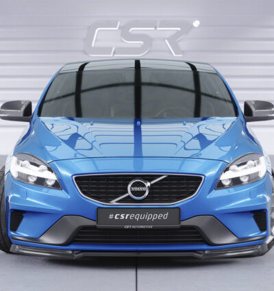 Lame de parechoc avant pour Volvo V40 R-Design (2012-2019) - Fabriqué en ABS (6 finitions au choix)