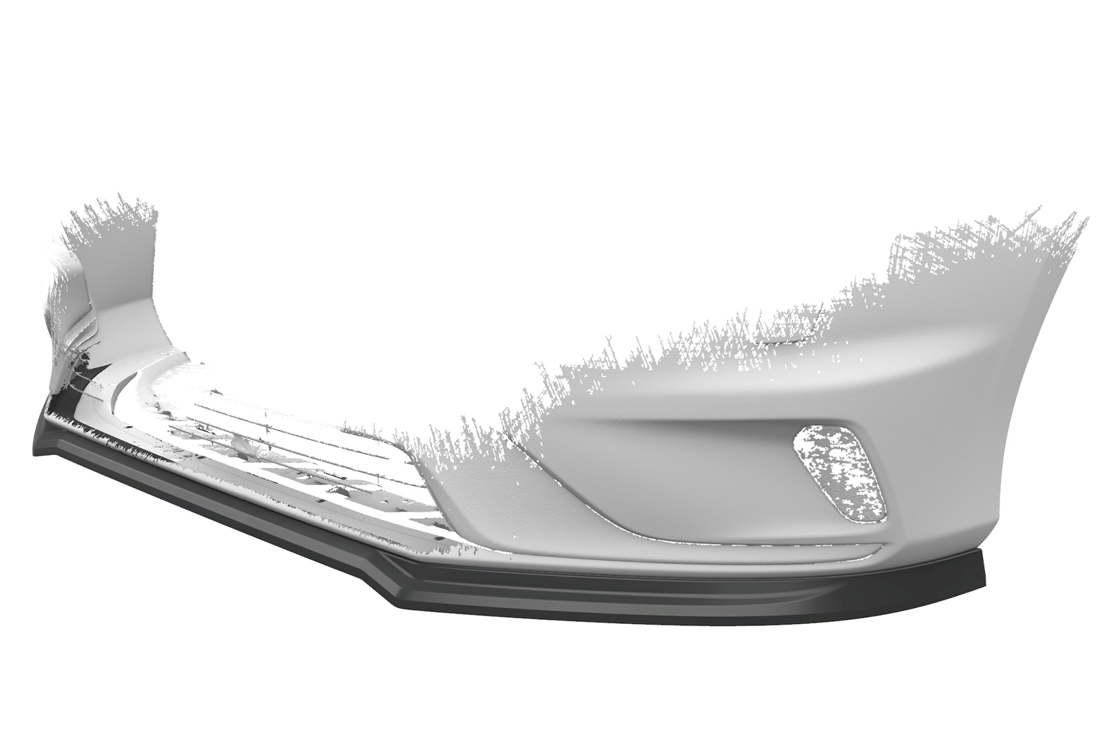 Lame de parechoc avant pour Volvo V40 R-Design (2012-2019) - Fabriqué en ABS (6 finitions au choix)