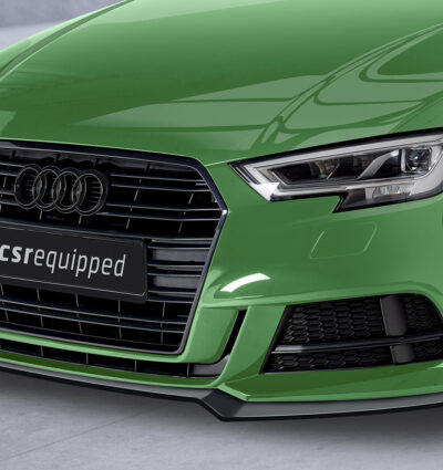 Lame de parechoc avant pour Audi S3 8V berline et cabriolet (facelift) (2016-2020) - Fabriqué en ABS (6 finitions au choix)