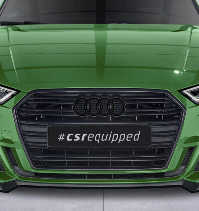 Lame de parechoc avant pour Audi S3 8V berline et cabriolet (facelift) (2016-2020) - Fabriqué en ABS (6 finitions au choix)