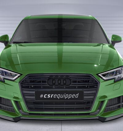 Lame de parechoc avant pour Audi S3 8V berline et cabriolet (facelift) (2016-2020) - Fabriqué en ABS (6 finitions au choix)