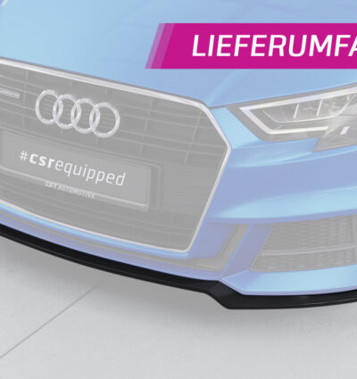Lame de parechoc avant pour Audi S3 8V berline et cabriolet (facelift) (2016-2020) - Fabriqué en ABS (6 finitions au choix)
