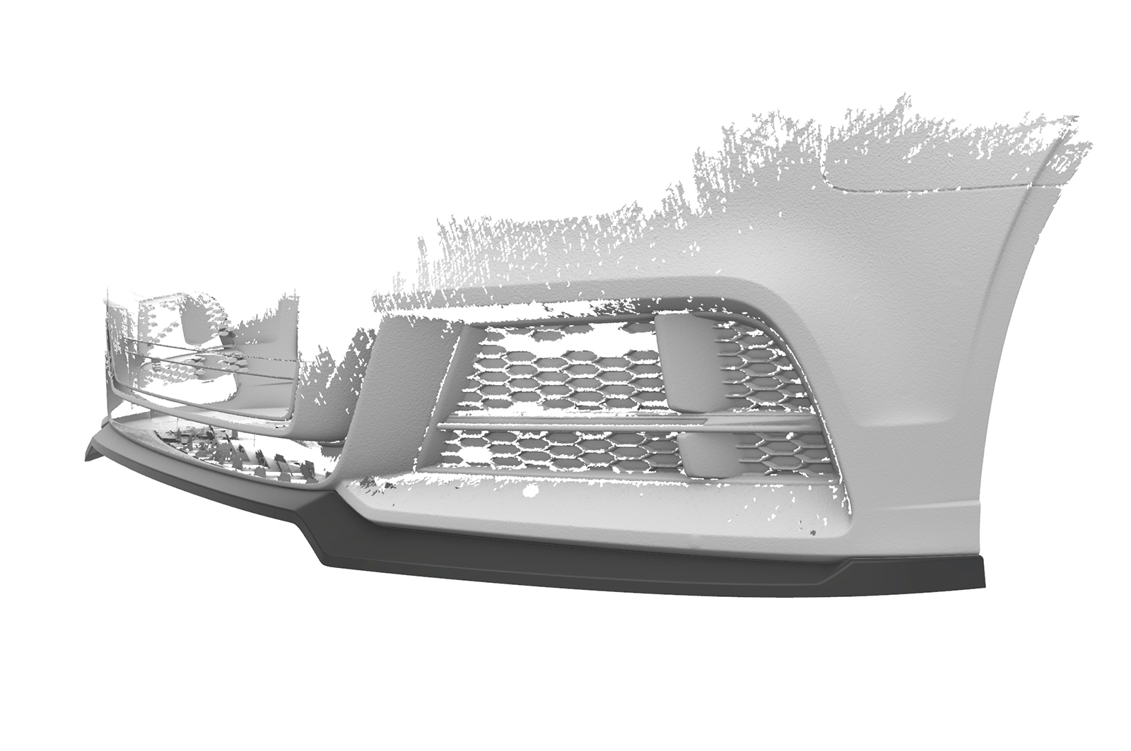 Lame de parechoc avant pour Audi S3 8V berline et cabriolet (facelift) (2016-2020) - Fabriqué en ABS (6 finitions au choix)