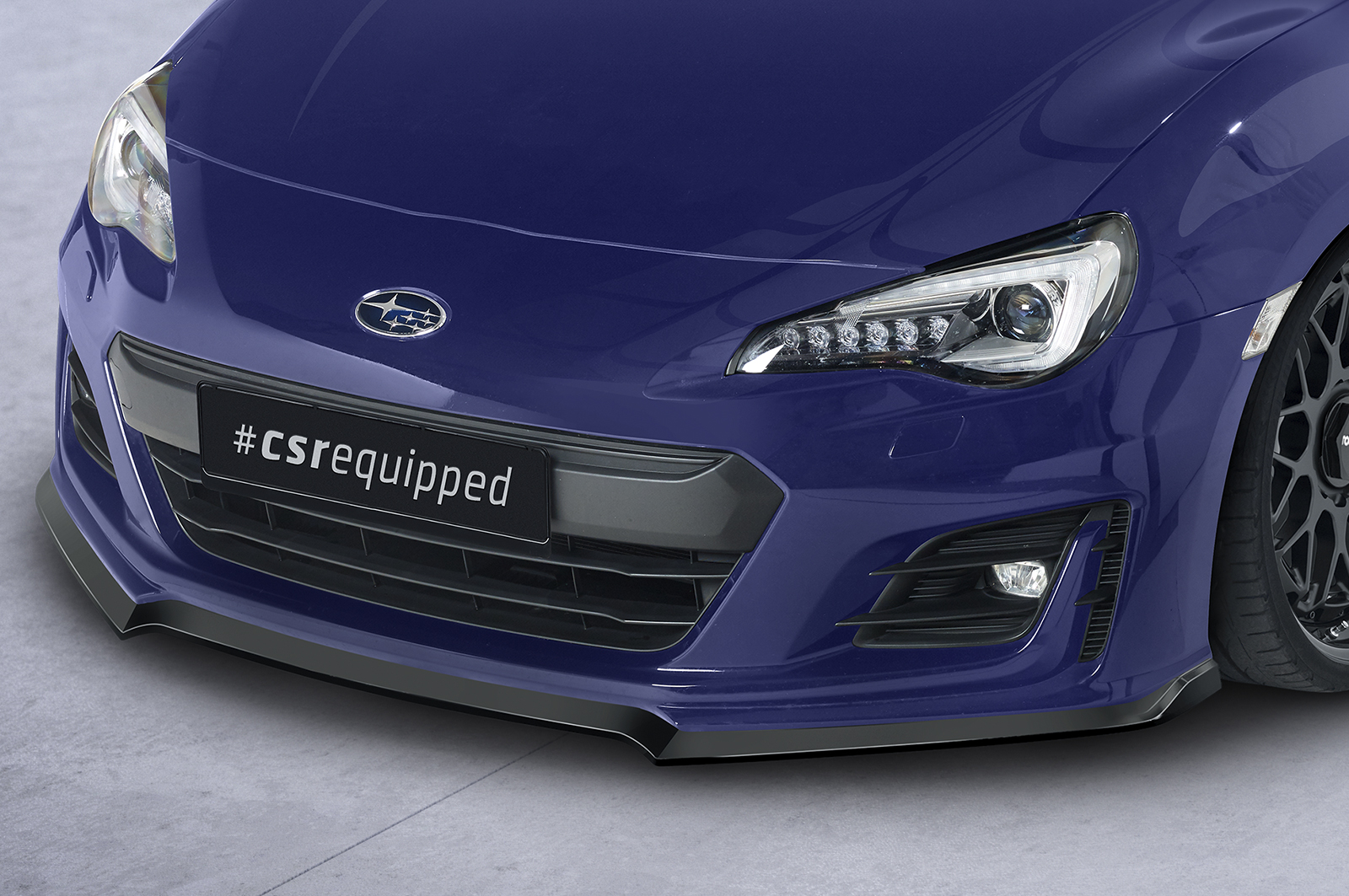 Lame de parechoc avant pour Subaru BRZ toutes carrosseries (facelift) (2017-2020) - Fabriqué en ABS (6 finitions au choix)