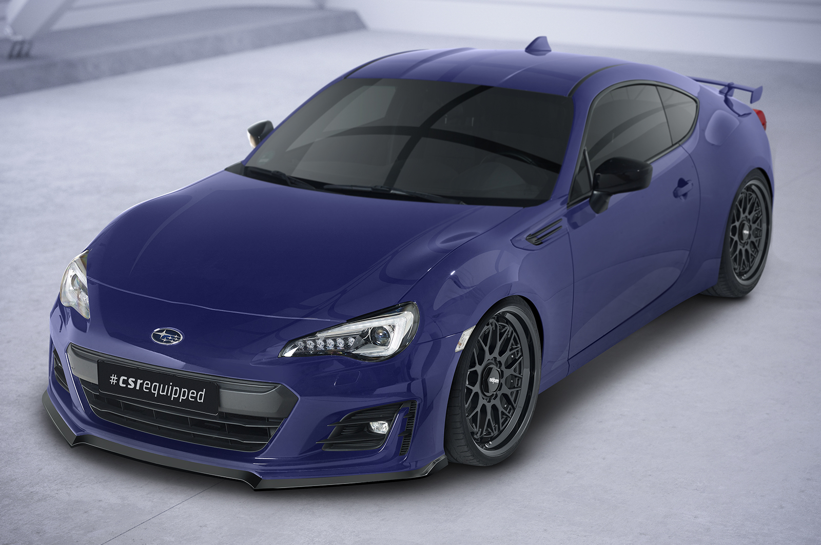 Lame de parechoc avant pour Subaru BRZ toutes carrosseries (facelift) (2017-2020) - Fabriqué en ABS (6 finitions au choix)