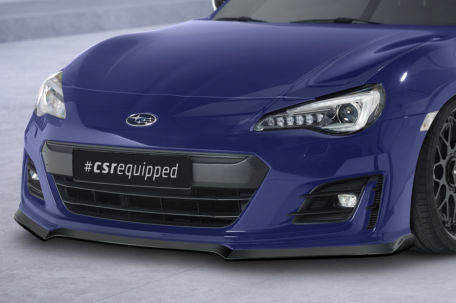 Lame de parechoc avant pour Subaru BRZ toutes carrosseries (facelift) (2017-2020) - Fabriqué en ABS (6 finitions au choix)