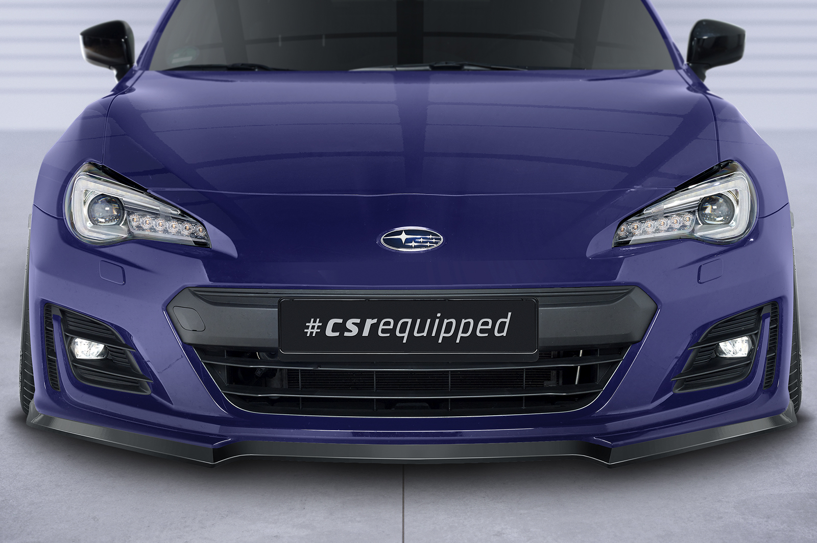 Lame de parechoc avant pour Subaru BRZ toutes carrosseries (facelift) (2017-2020) - Fabriqué en ABS (6 finitions au choix)
