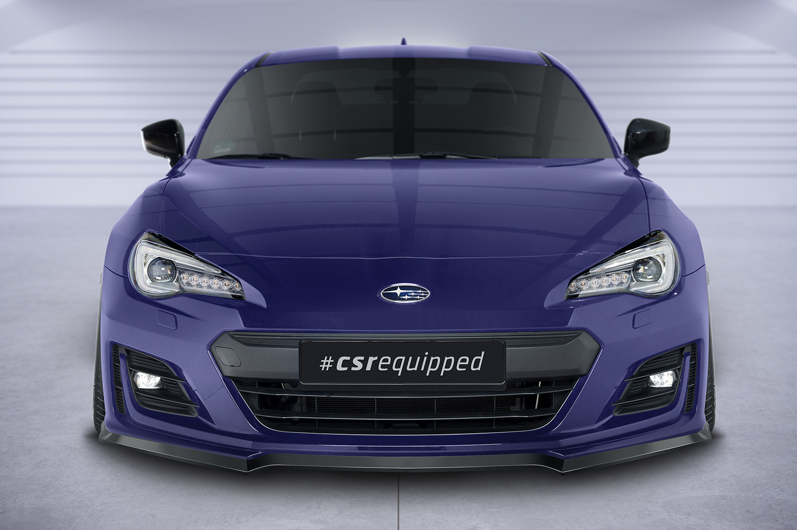 Lame de parechoc avant pour Subaru BRZ toutes carrosseries (facelift) (2017-2020) - Fabriqué en ABS (6 finitions au choix)