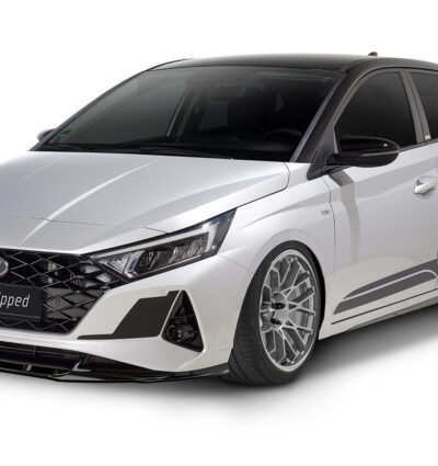 Lame de parechoc avant pour Hyundai I20 (BC3) toutes carrosseries (depuis 2020) - Fabriqué en ABS (6 finitions au choix)