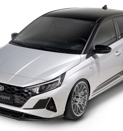Lame de parechoc avant pour Hyundai I20 (BC3) toutes carrosseries (depuis 2020) - Fabriqué en ABS (6 finitions au choix)