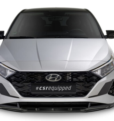 Lame de parechoc avant pour Hyundai I20 (BC3) toutes carrosseries (depuis 2020) - Fabriqué en ABS (6 finitions au choix)