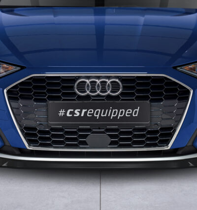 Lame de parechoc avant pour Audi A3 8Y berline (finition de base et Advanced) (depuis 2020) - Fabriqué en ABS (6 finitions au choix)