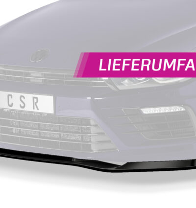Lame de parechoc avant pour VW Scirocco 3 (Typ 13) R (facelift) (2014-2017) - Fabriqué en ABS (6 finitions au choix)