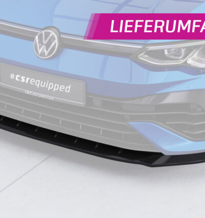 Lame de parechoc avant pour VW Golf 8 (Typ CD) R (depuis 2020) - Fabriqué en ABS (6 finitions au choix)