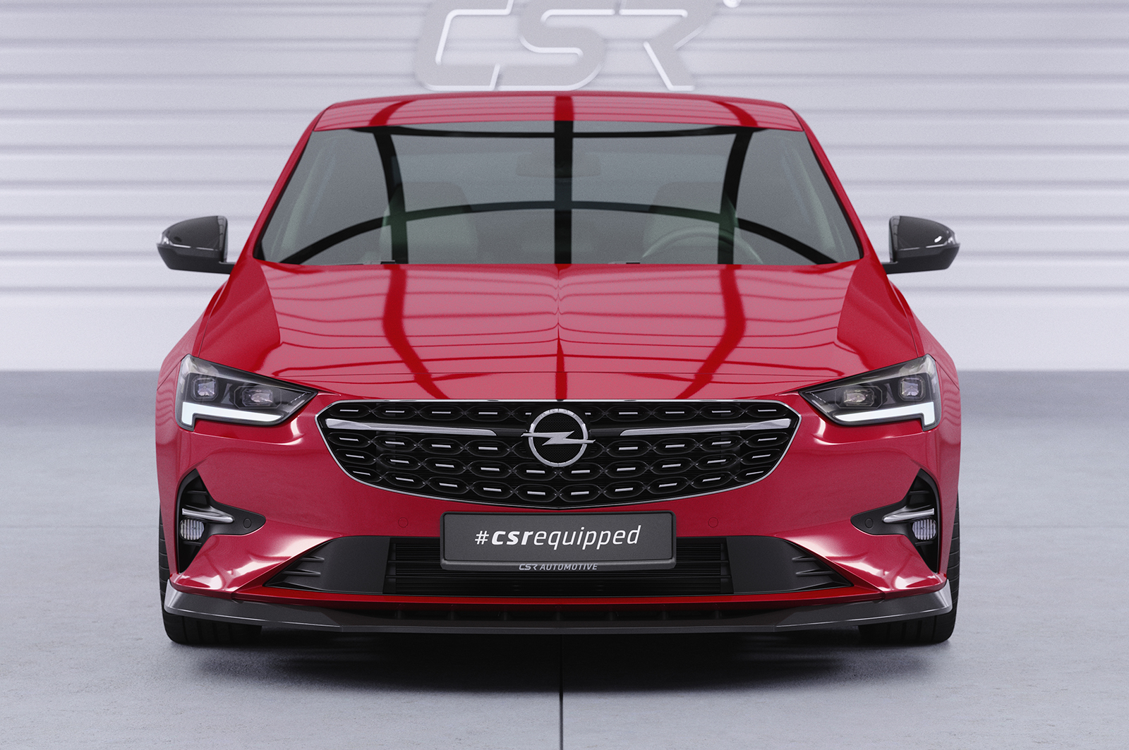 Lame de parechoc avant pour Opel Insignia B toutes carrosseries (facelift) (depuis 2020) - Fabriqué en ABS (6 finitions au choix)