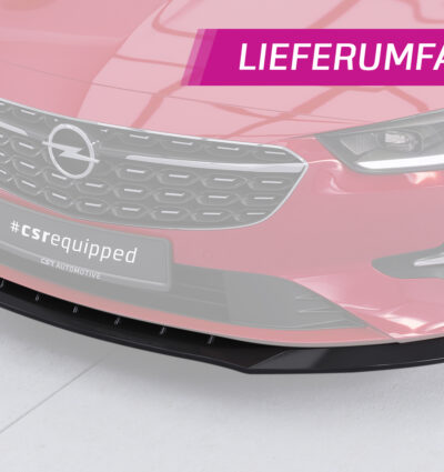 Lame de parechoc avant pour Opel Insignia B toutes carrosseries (facelift) (depuis 2020) - Fabriqué en ABS (6 finitions au choix)