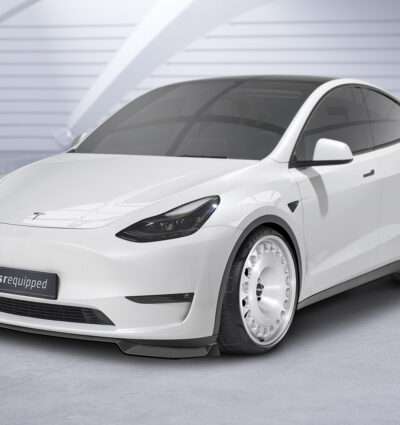 Lame de parechoc avant pour Tesla Model Y toutes carrosseries (depuis 2020) - Fabriqué en ABS (6 finitions au choix)