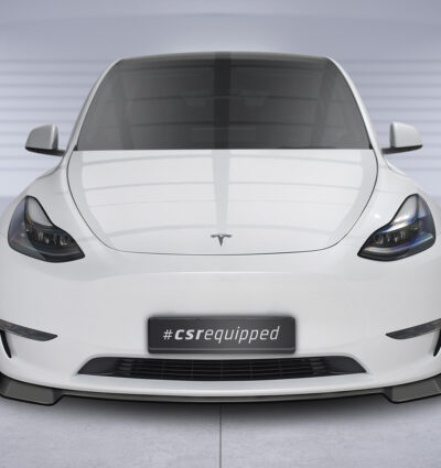 Lame de parechoc avant pour Tesla Model Y toutes carrosseries (depuis 2020) - Fabriqué en ABS (6 finitions au choix)