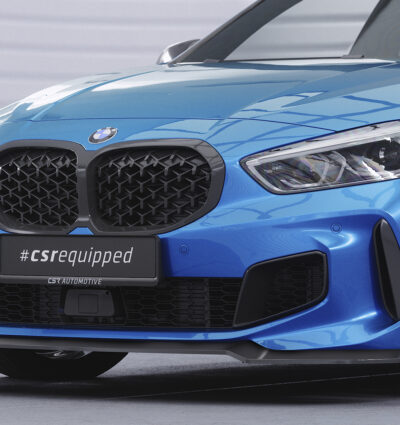 Lame de parechoc avant pour BMW Série 1 F40 Pack M (depuis 2019) - Fabriqué en ABS (6 finitions au choix)