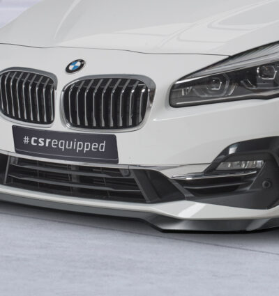 Lame de parechoc avant pour BMW Série 2 (F45) Active Tourer (facelift) (03/2018-2021) - Fabriqué en ABS (6 finitions au choix)